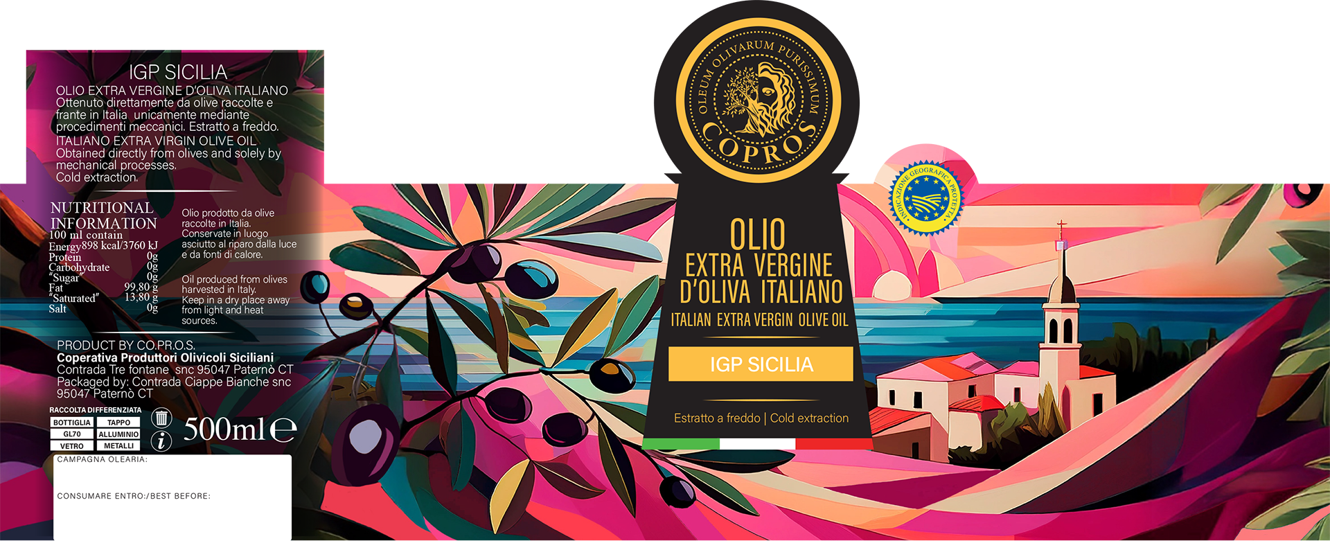 Extra Virgin Olive Oil - IGP SICILIA